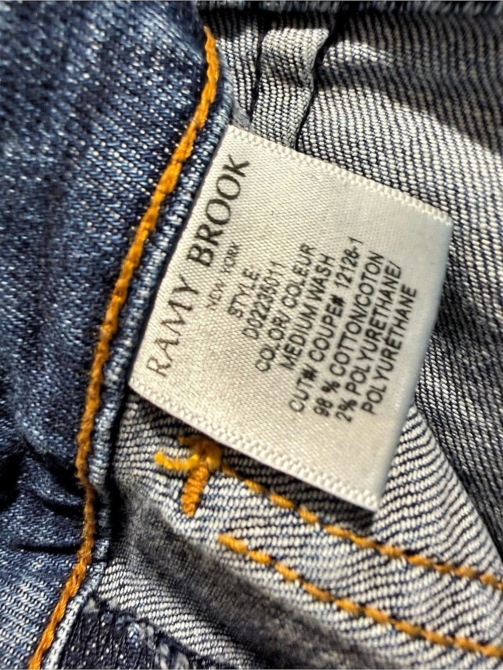 Ramy Brook Tina High-Rise Wide Leg Jean Blue Waist 28 - Picture 6 of 12